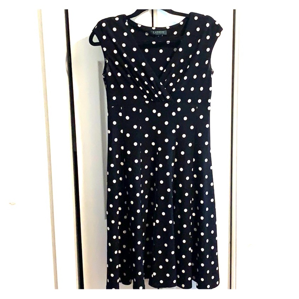 Black and White Polka Dot Dress